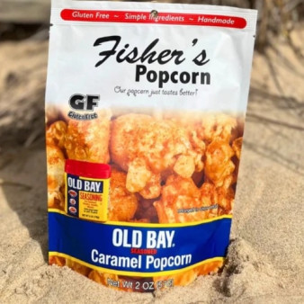image of Fisher's Old Bay Caramel Popcorn