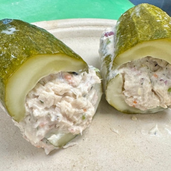 image of Tuna Salad Pickle Sandwich