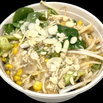 image of Thai Noodle Bowl with Spicy Peanut Sauce