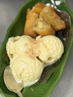 image of Banana Eggrolls & Ice Cream