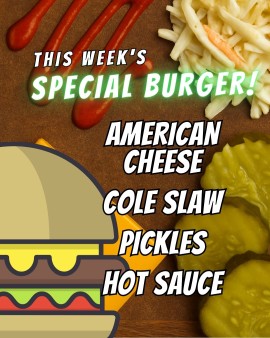 image of THIS WEEK'S SPECIAL BURGER