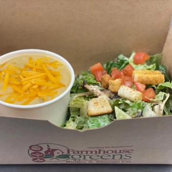 image of Soup, Salad & Drink Combo