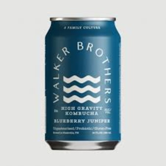image of Walker Brothers Kombucha Blueberry Juniper 12oz can 