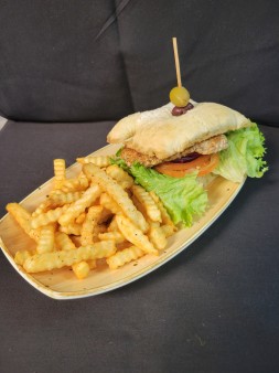 image of GREEK CHICKEN BURGER