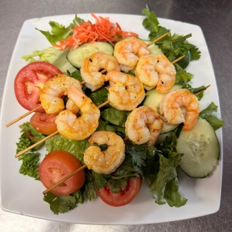 image of A09. Salad Grilled Shrimps