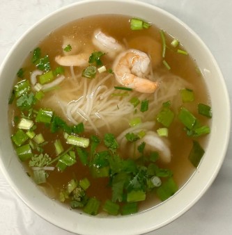 image of P11. Pho W/Fresh Shrimp 