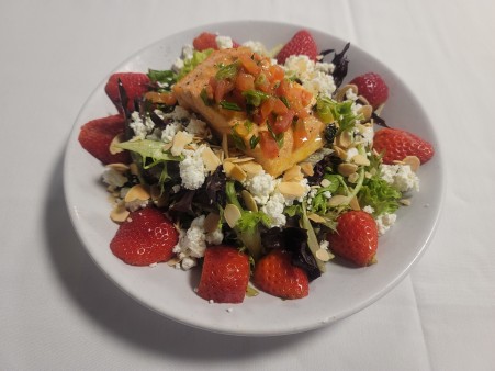 image of Salmon Strawberry Salad