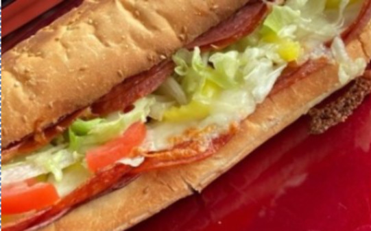 image of "The Columbus" Spicy Double Italian Sub