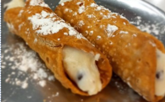 image of 2 Chocolate Chip Cannoli
