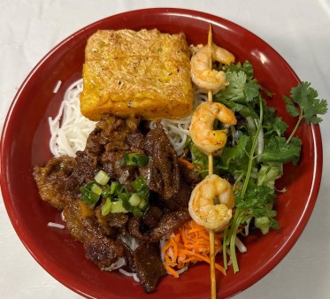 image of Pork, Shrimps, Shrimp in tofu Skin Vermicelli