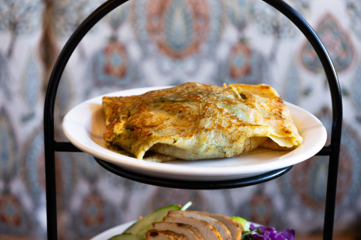 image of Chicken Cordon Bleu Crepe
