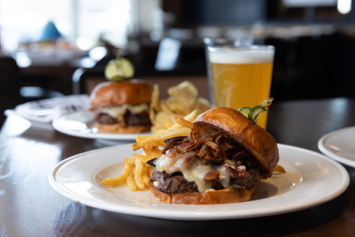 image of Wild Mushroom Gruyere Burger