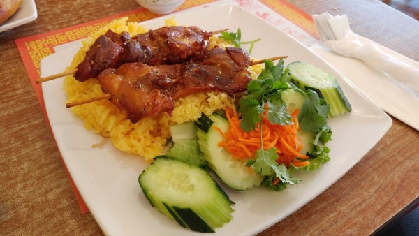 image of R15. Grilled Chicken Skewer W/Butter Rice 