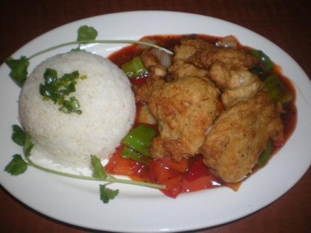 image of R09. Sweet & Sour Stir Fry W/Rice 