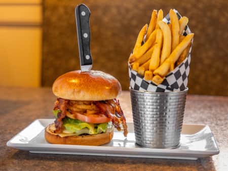 image of Gorgonzola Cheese Burger