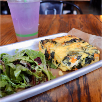 image of Veggie Quiche (V)