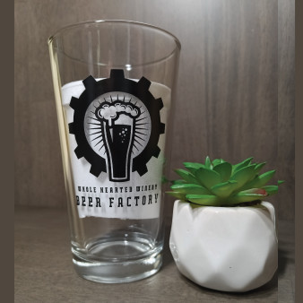 image of Pint Glass - Beer Factory Logo