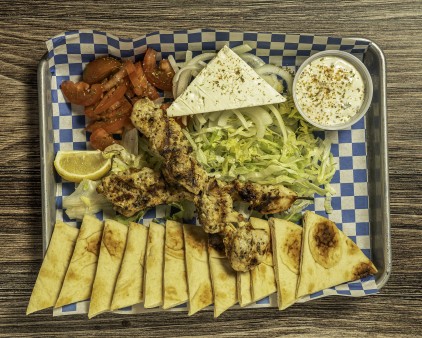 image of Chicken Souvlaki Plate