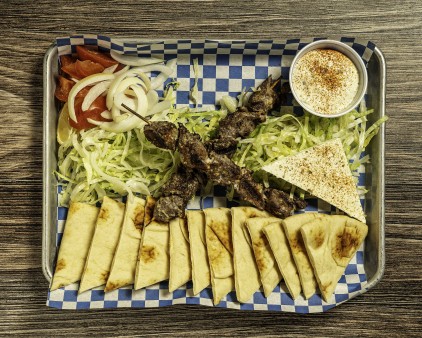 image of Lamb Souvlaki Plate