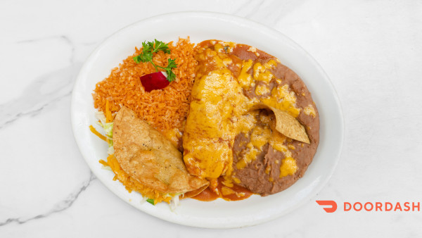 image of #6 Taco y Enchilada