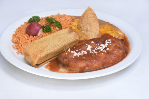 image of #10 Tamal y Chile Relleno