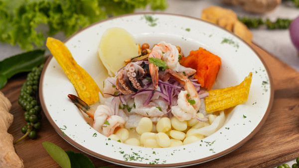 image of Ceviche Mixto / Mixed Seafood Ceviche