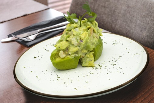 image of Aguacate De Camaron / Shrimp Stuffed Avocado