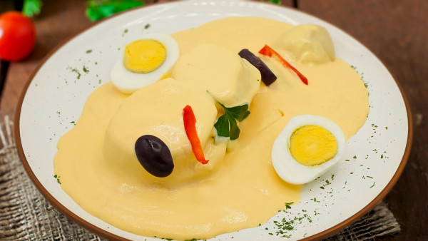 image of Papa Huancaina / Potatoes in Huancaina Sauce