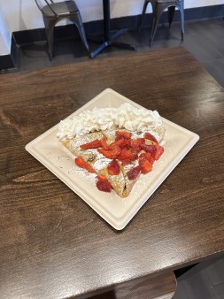 image of Nutella, Bananas & Strawberries Crepes