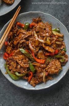 image of Beef with Spicy Garlic Sauce | 鱼香牛肉丝