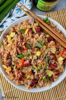 image of BBQ Pork Fried Rice | 叉烧炒饭