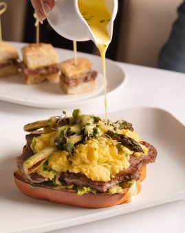 image of Ribeye and Eggs Sandwhich