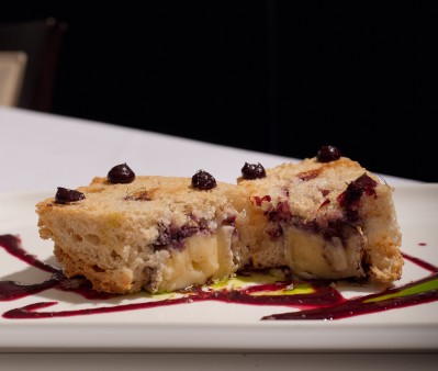 image of MERLOT WINE BAKED BRIE