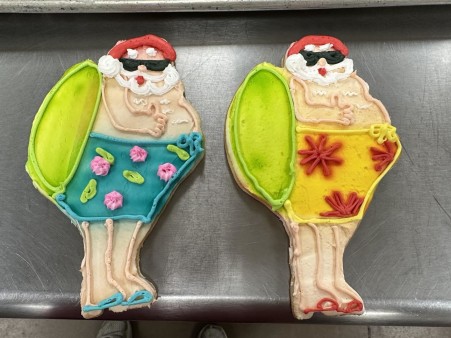 image of Tropical Santa Cookie