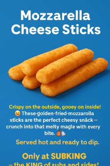 image of 53. CHEESE STICKS