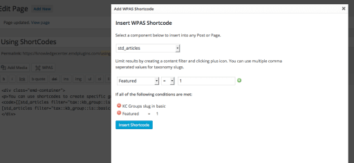 Unlock a World of Possibilities of Knowledge Base Content Creation With the Visual Shortcode Builder