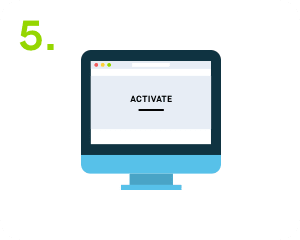 step 5 activate kit
