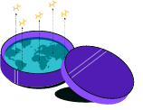 petri dish of sample with markers showing test matches