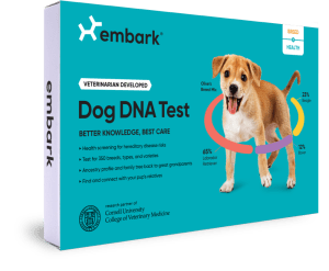Embark dog DNA test box