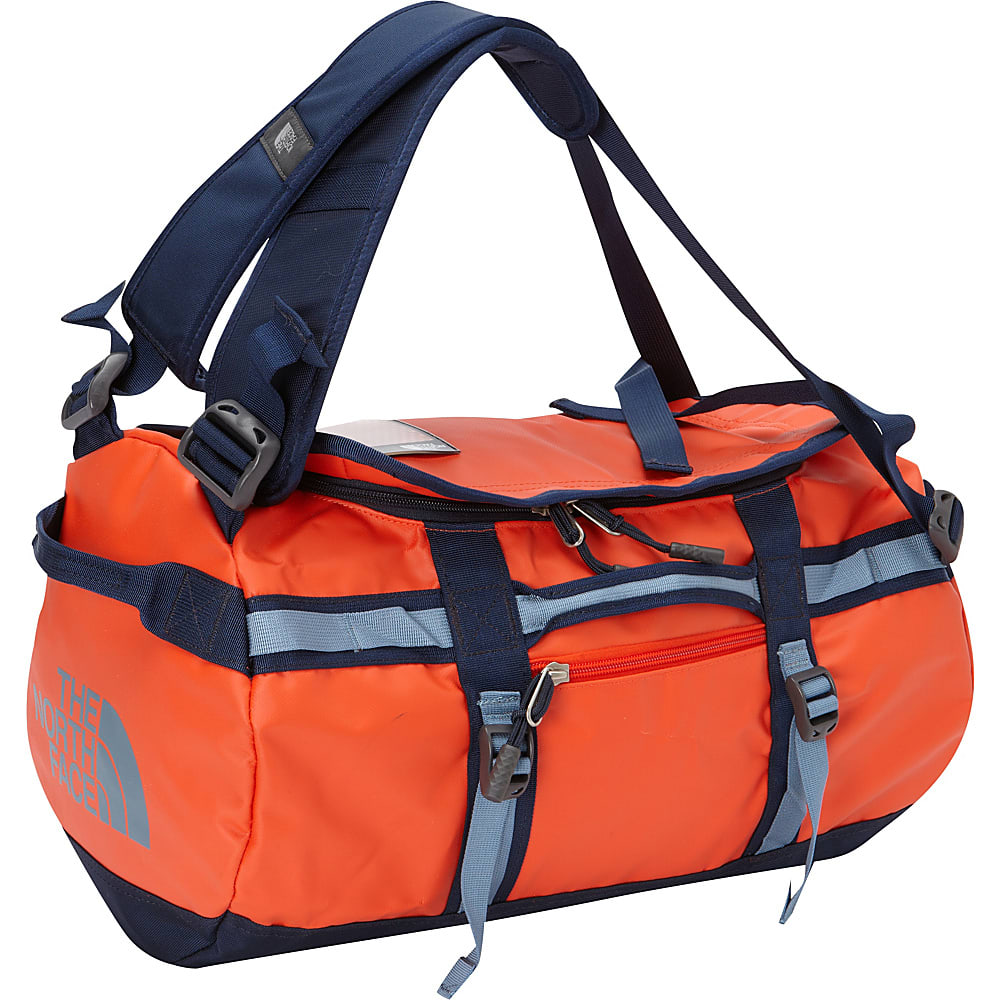 north face duffel orange