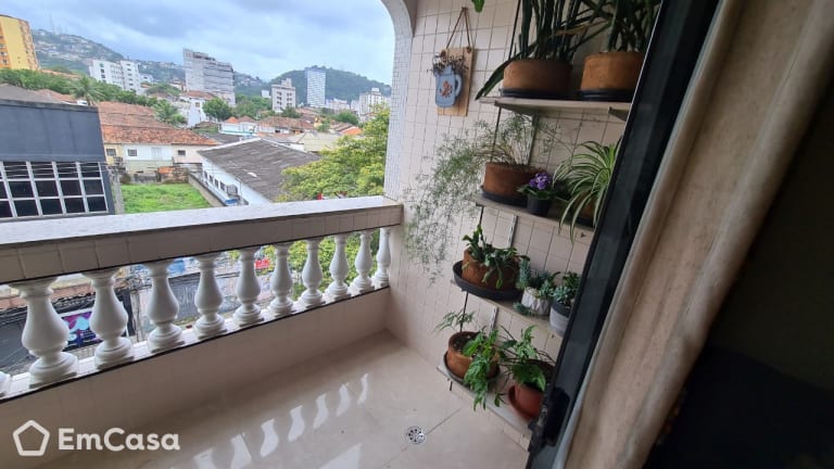 Imagem do imóvel ID-42448 na Rua Carvalho de Mendonça, Marapé, Santos - SP