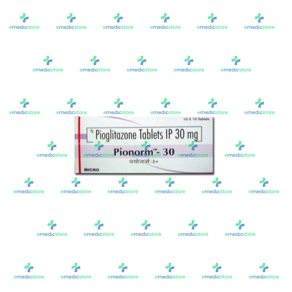 PIONORM 30MG TABLETS