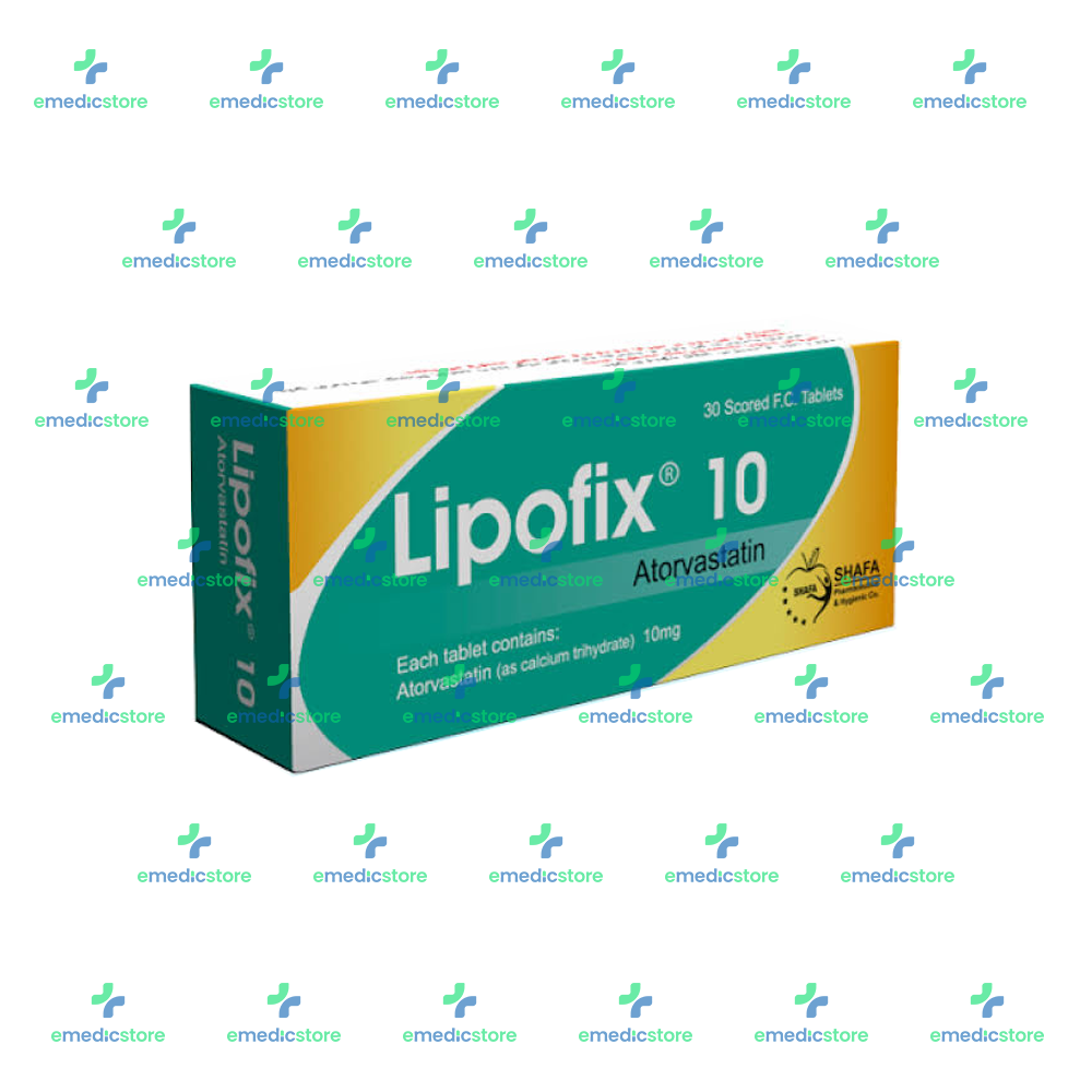 LIPOFIX ATORVASTATIN 10MG TABLET