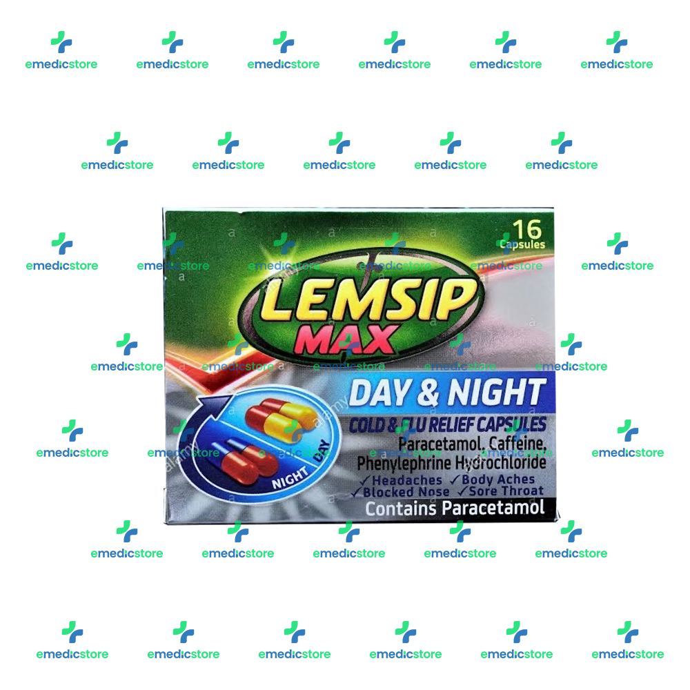 LEMSIP MAX COLD AND FLU DAY&NIGHT CAPSULE
