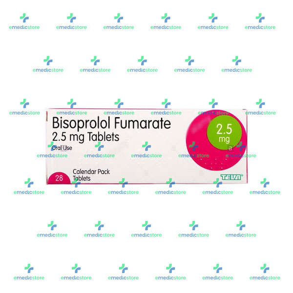 BISOPROLOL FUMARATE 2.5MG X28TABLETS