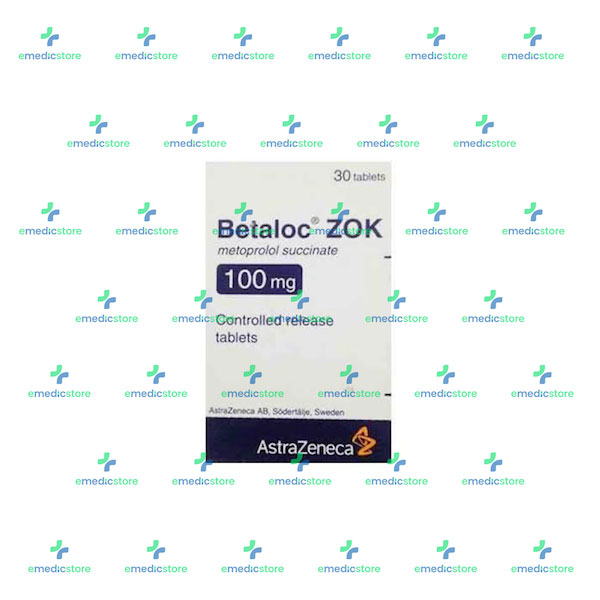 BETALOC ZOK 100MG TABLETS