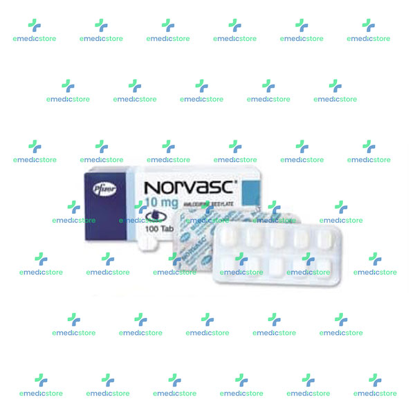 NORVASC AMLODIPINE 10MG ( 100tablets)