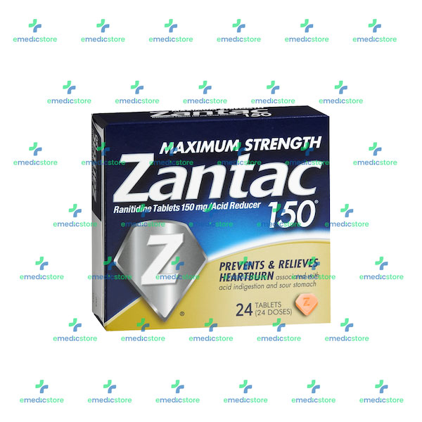 ZANTAC RANITIDINE 150MG X24TABLET (UNAVAILABLE)