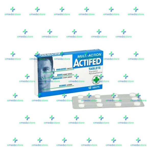 ACTIFED MULTI-ACTION X12TABLET