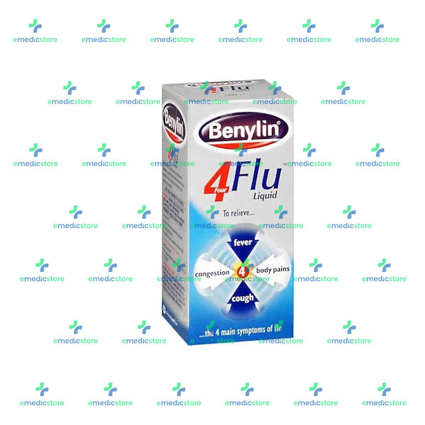 BENYLIN 4 FLU SYRUP 100ML (12YEARS +)